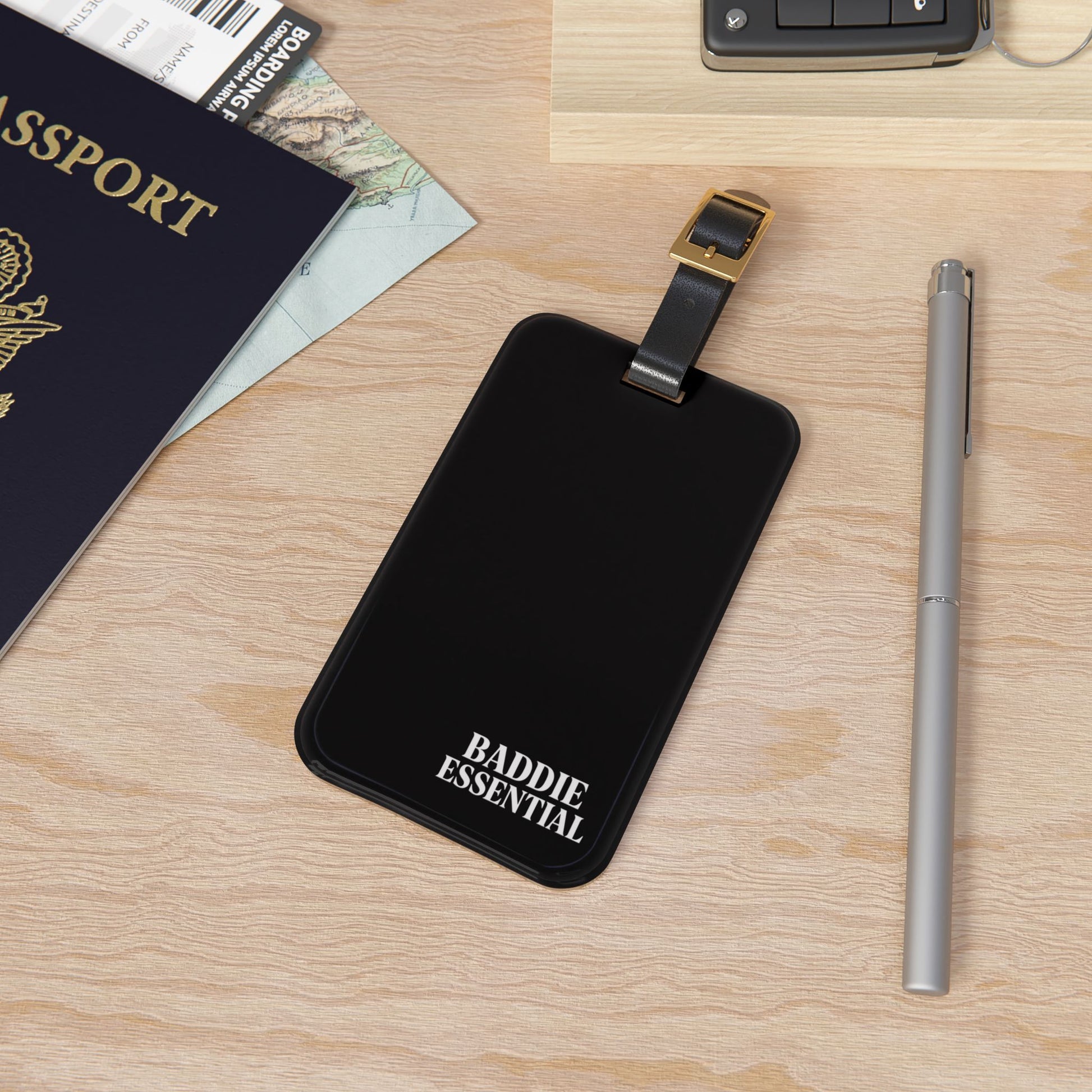 Stylish Luggage Tag | BADDIE ESSENTIAL, Travel Accessory, Personalized Gift, Airport Must-Have, Unique Baggage Identifier